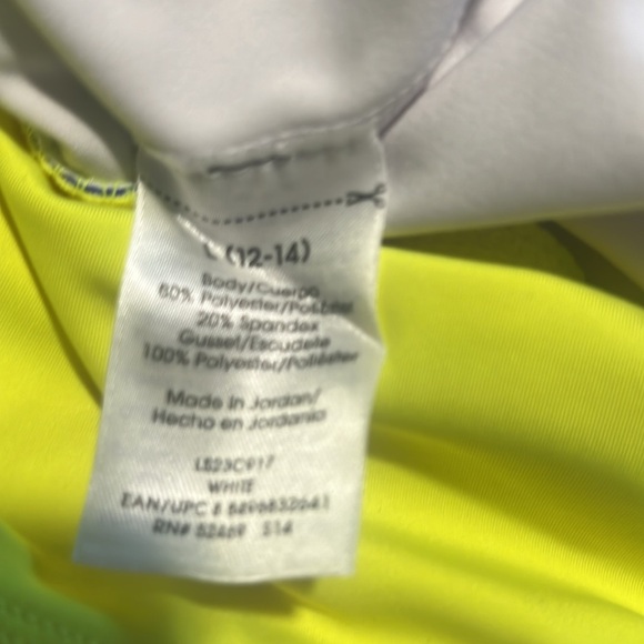 Two piece work out set 12-24 large multi color two piece neon - Picture 3 of 3